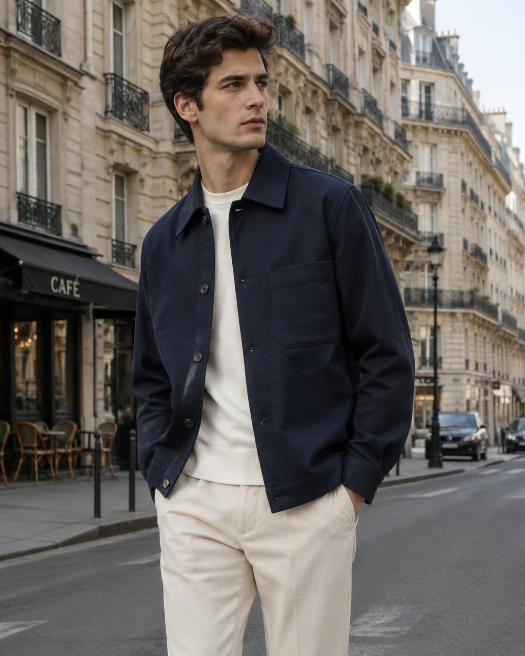 Mannequin homme dans une rue parisienne